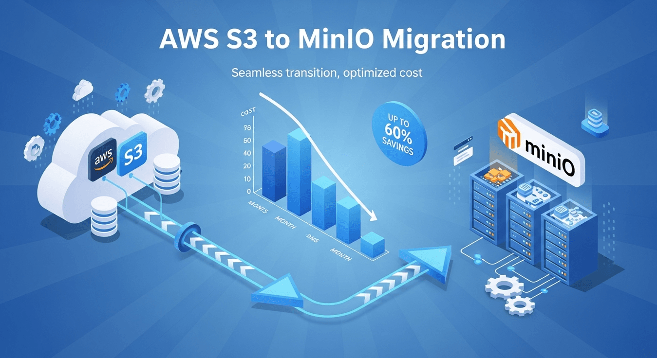 How We Migrated from AWS S3 to MinIO, Saving $1.2K/Year Without Downtime